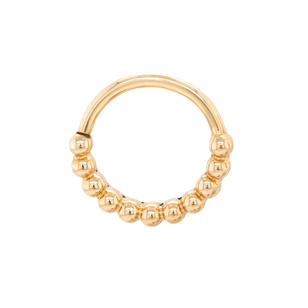 "Oaktier" Seam Ring in Gold