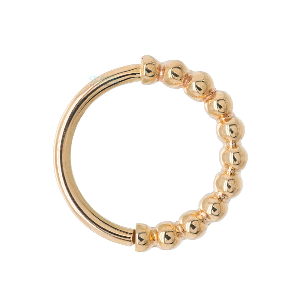"Oaktier" Seam Ring in Gold & Platinum