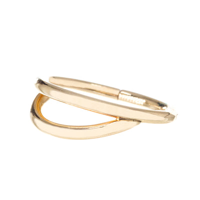 Illusion Hinge Ring in Gold