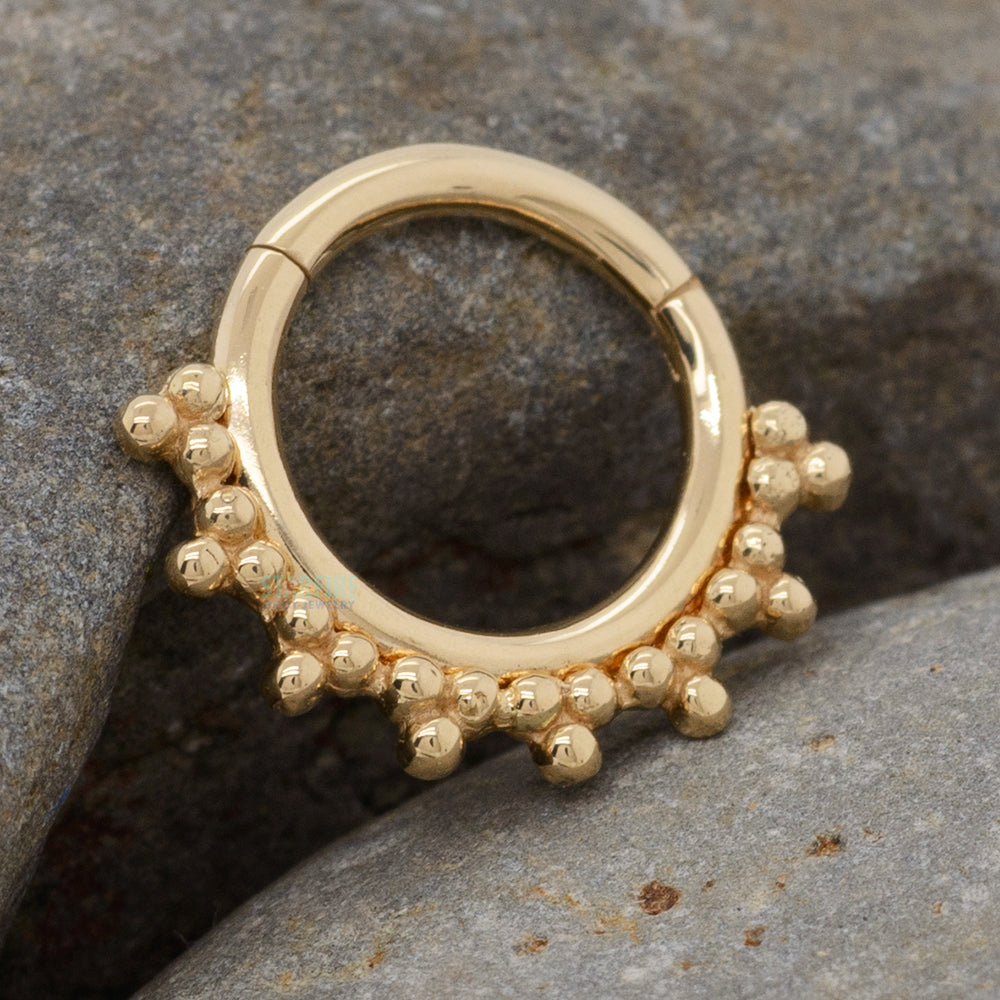 "Talia" Hinged Ring in Gold