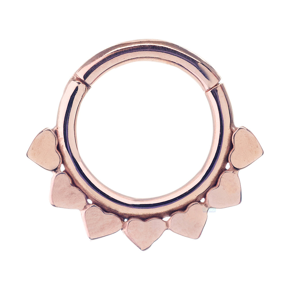 "Jiya" Hinged Ring in Gold