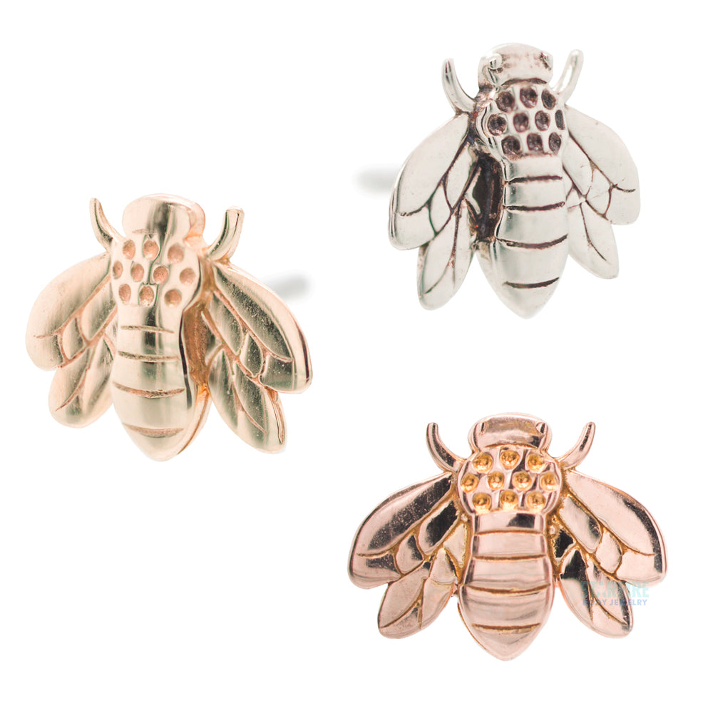 threadless: Bee Pin in Gold