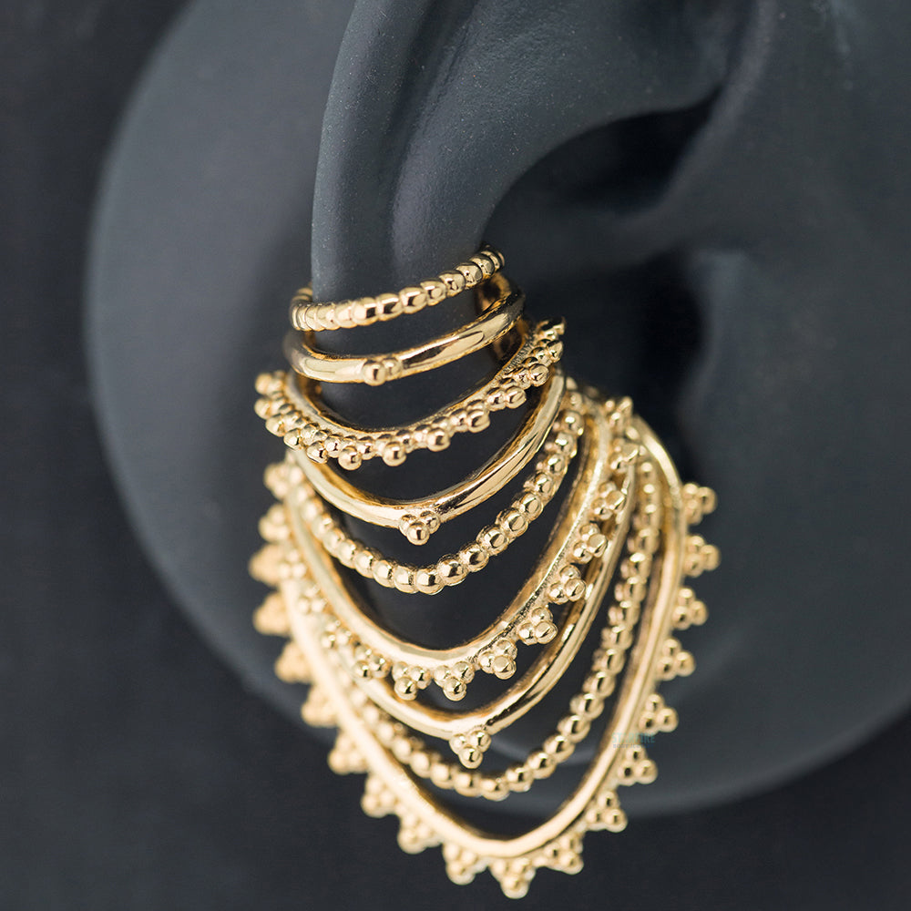 Beaded Warrior EAR CUFF (non piercing)