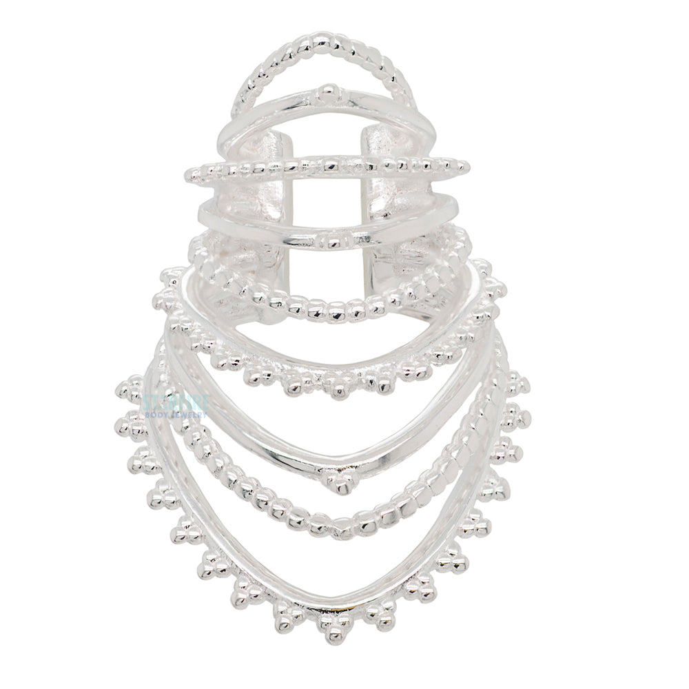 Beaded Warrior EAR CUFF (non piercing)