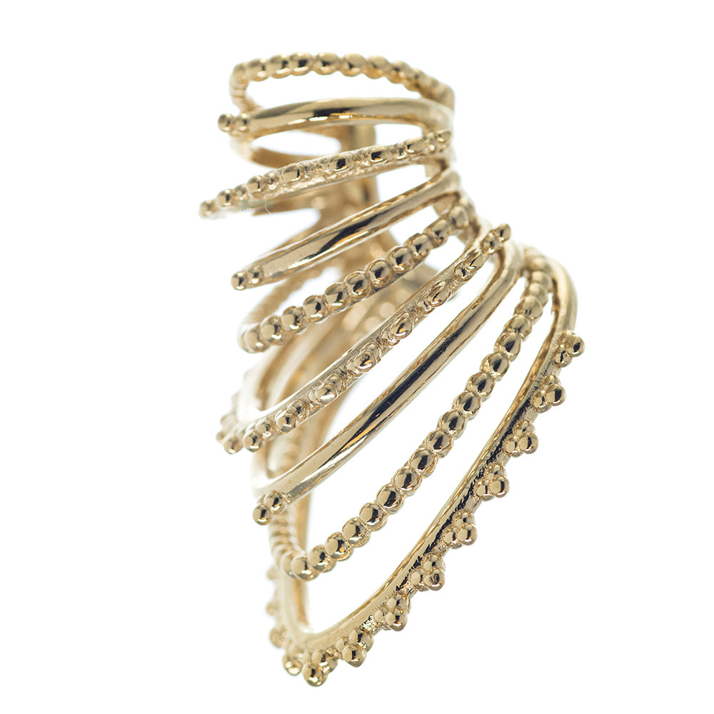 Beaded Warrior EAR CUFF (non piercing)