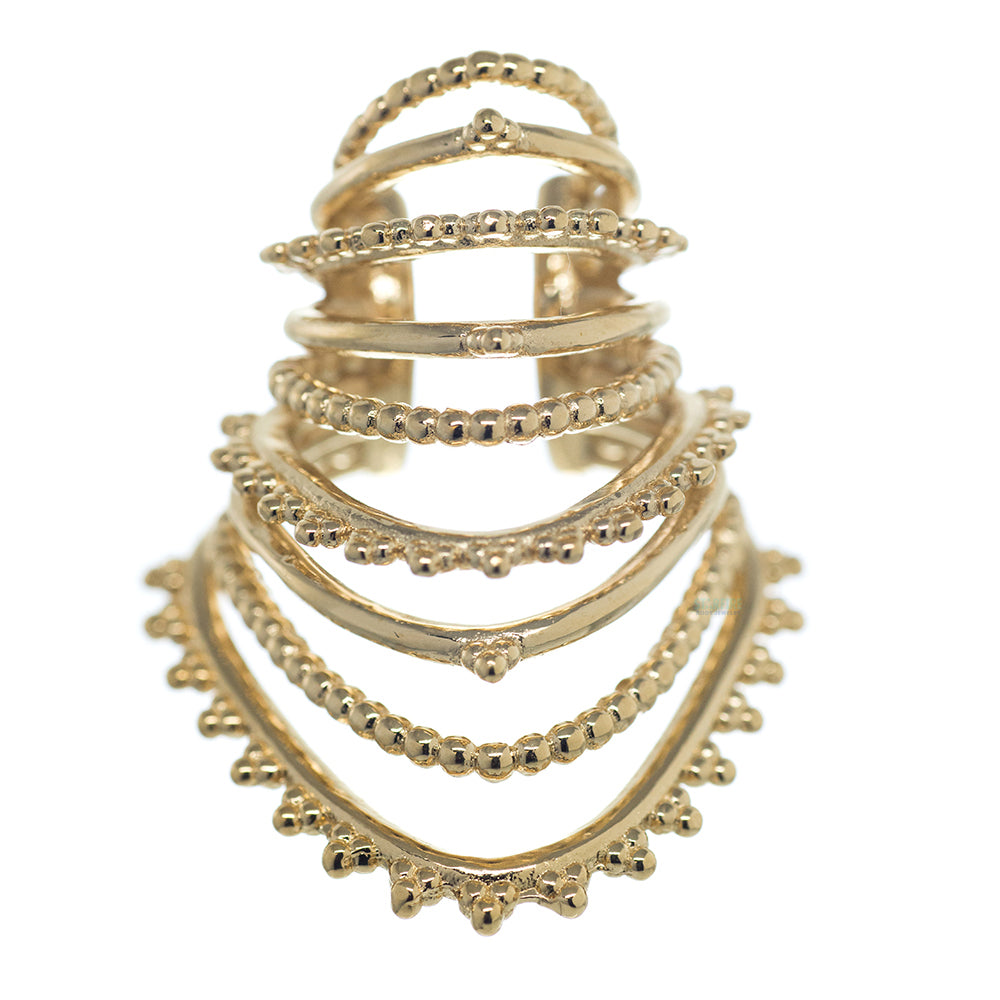 Beaded Warrior EAR CUFF (non piercing)