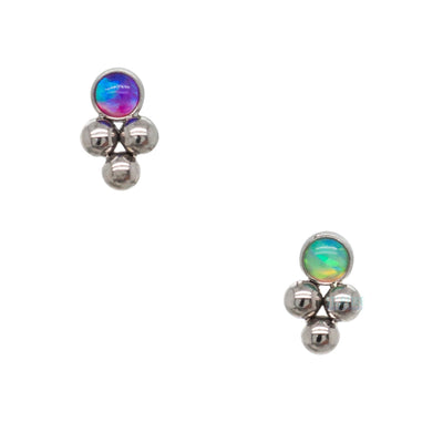 11HT-3 'Haute Couture' 1.5mm Opal Bezel Threaded End
