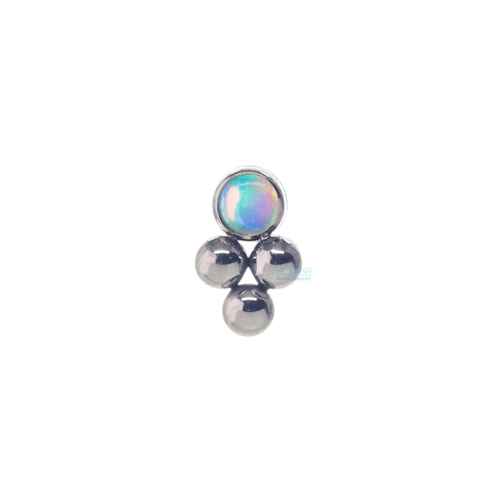 11HT-3 'Haute Couture' 1.5mm Opal Bezel Threaded End