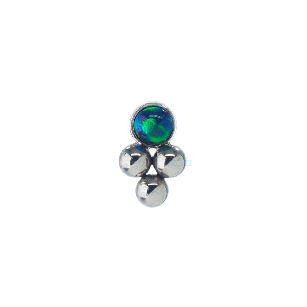 11HT-3 'Haute Couture' 1.5mm Opal Bezel Threaded End