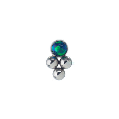 11HT-3 'Haute Couture' 1.5mm Opal Bezel Threaded End