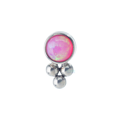 11HT-3 'Haute Couture' 2.5mm Opal Bezel Threaded End