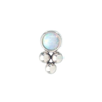 11HT-3 'Haute Couture' 2mm Opal Bezel Threaded End