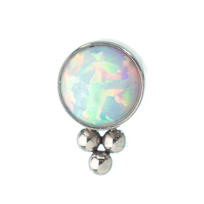 11HT-3 'Haute Couture' 4mm Opal Bezel Threaded End