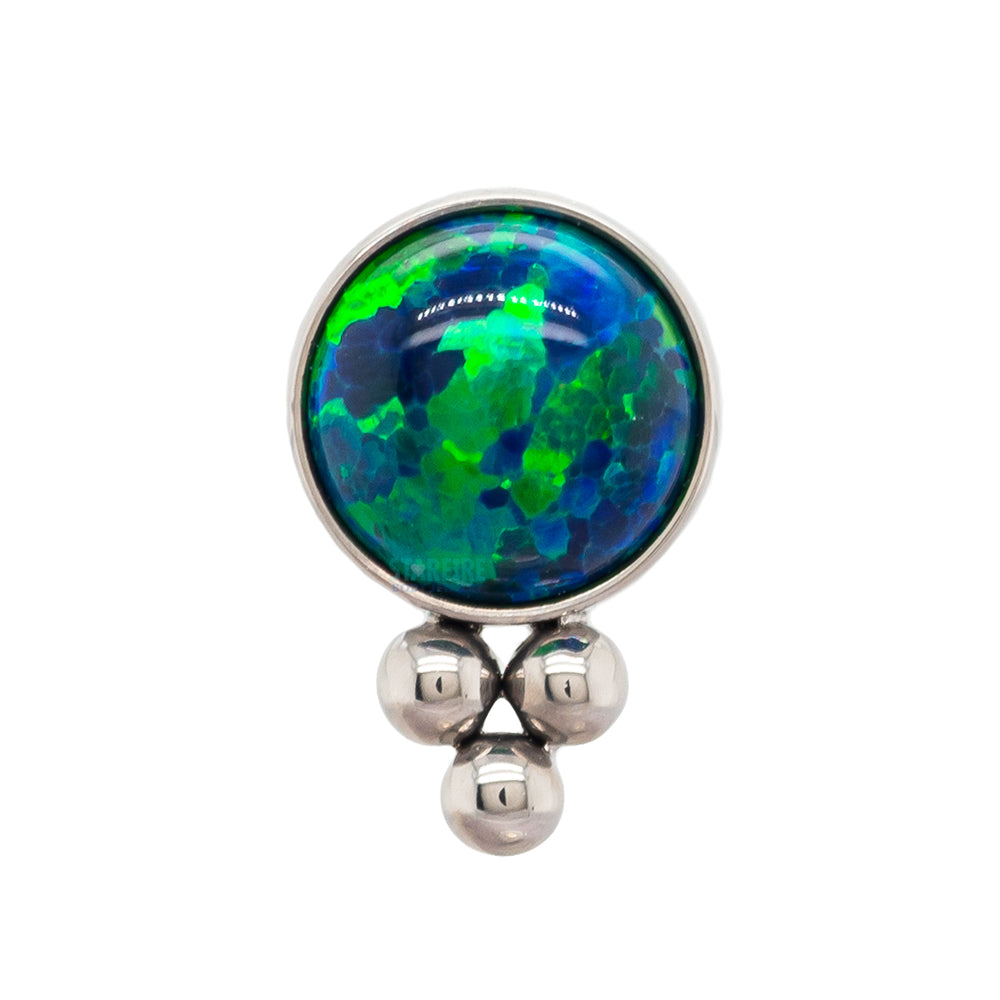 11HT-3 'Haute Couture' 4mm Opal Bezel Threaded End