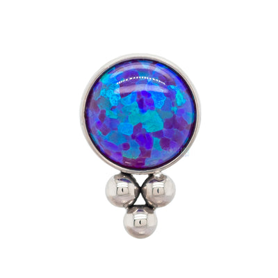 11HT-3 'Haute Couture' 4mm Opal Bezel Threaded End