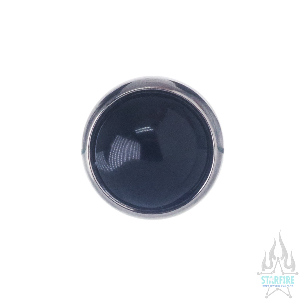threadless: Bezel-Set Round Natural Stone Cabochon End
