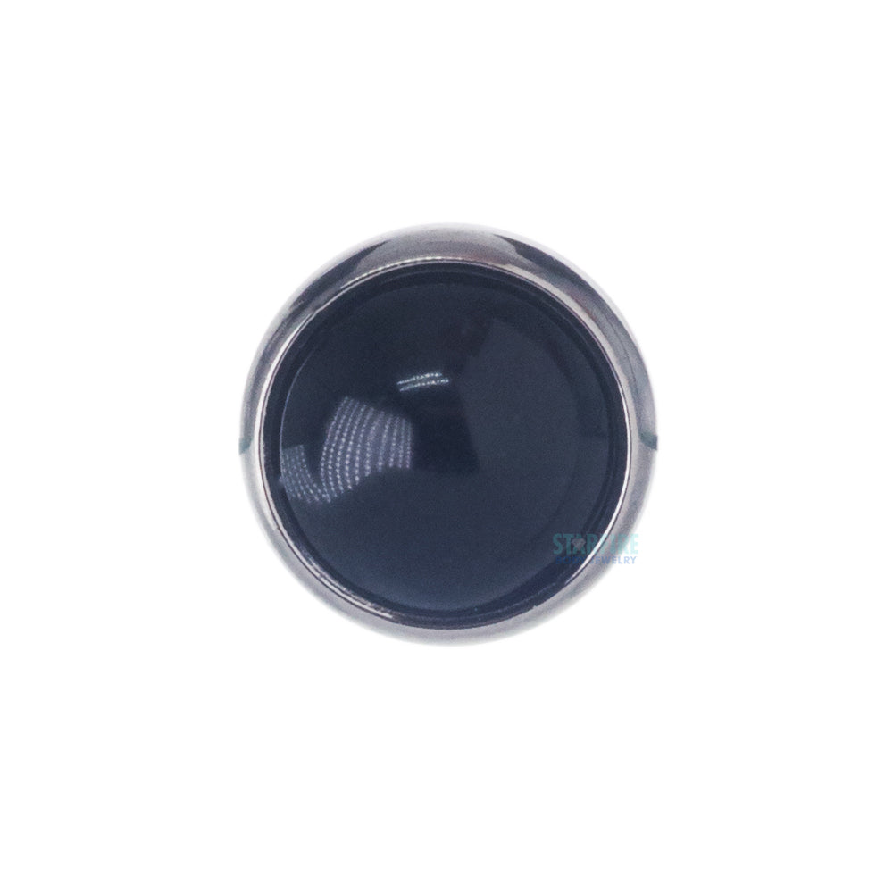 threadless: Bezel-Set Round Natural Stone Cabochon End