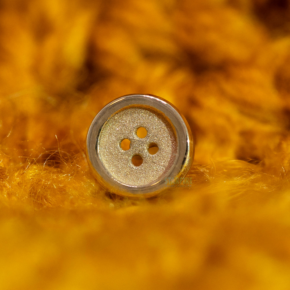 Button Threaded End in Gold & Platinum