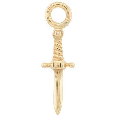 "Slasher Dagger" Charm in Gold