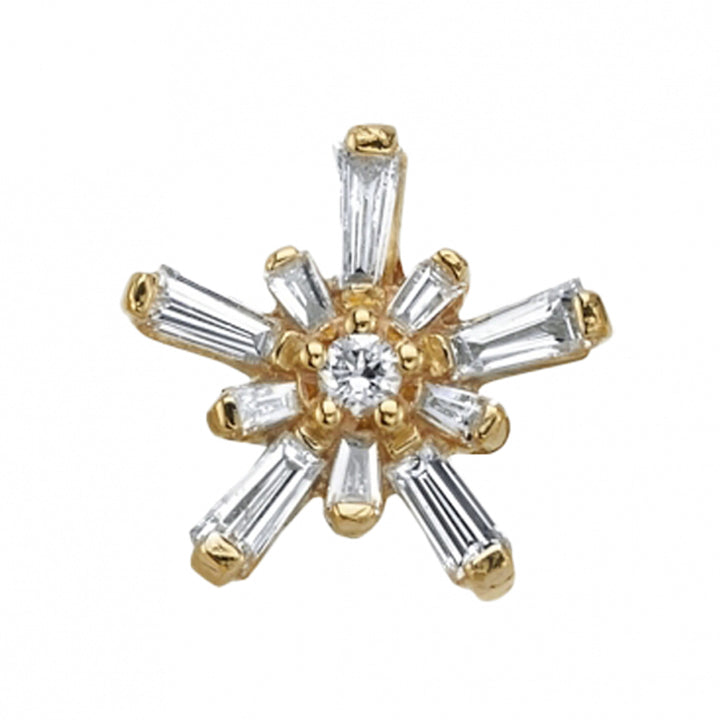 "Mininova" & "Supernova" Threaded End in Gold & Platinum with DIAMONDS