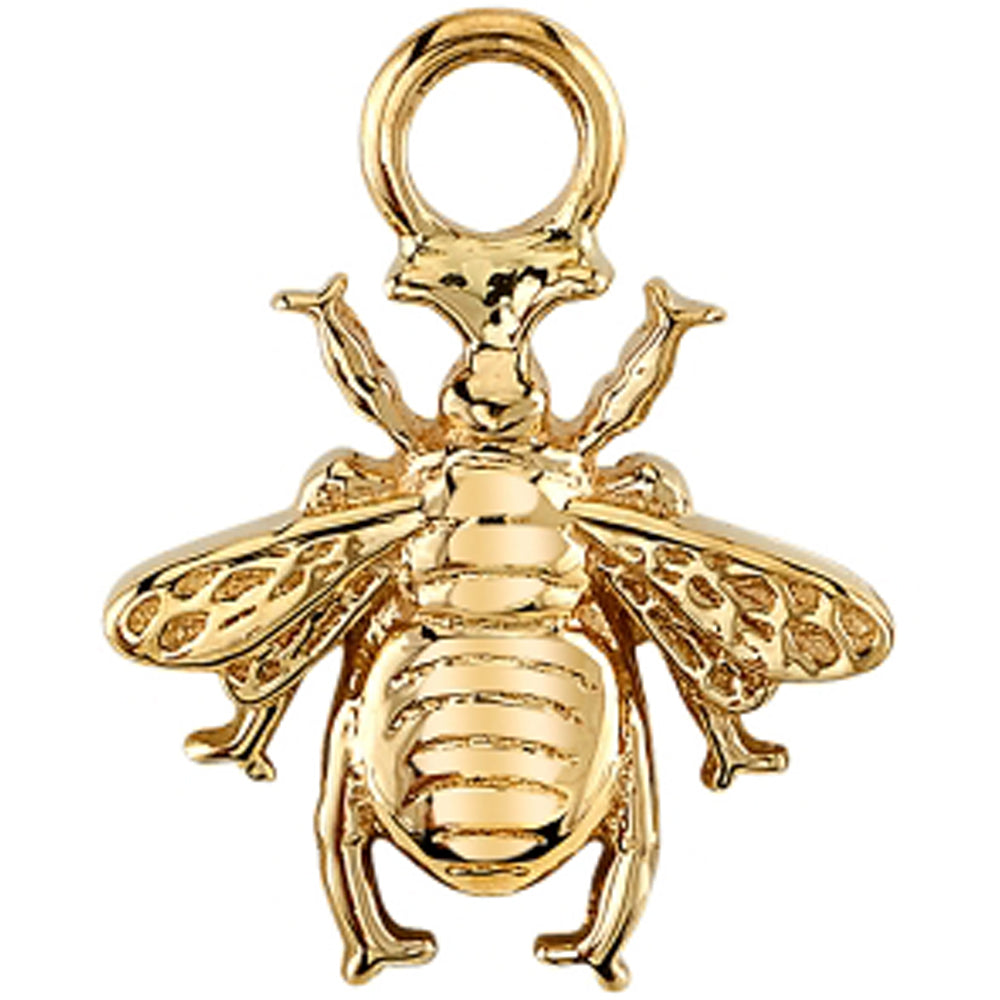 Bumblebee Charm in Gold