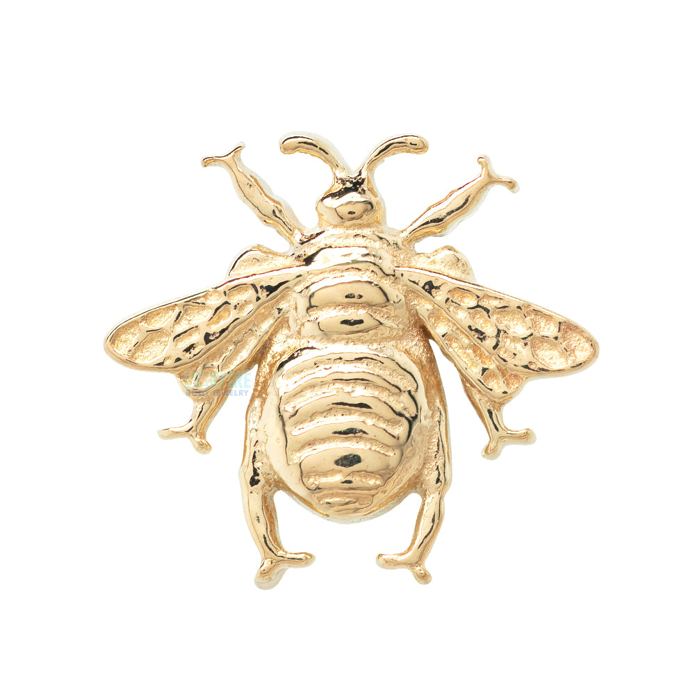 Bumblebee Threaded End in Gold & Platinum