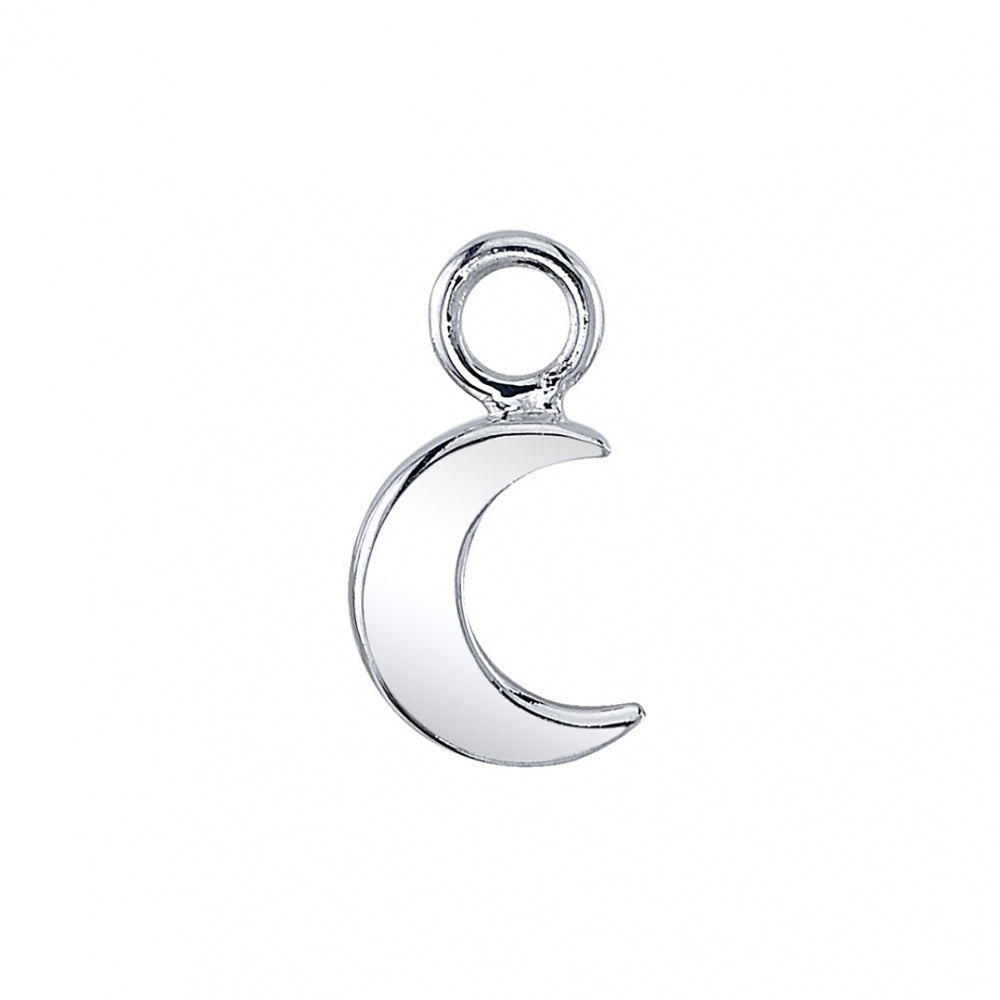 Crescent Moon Charm in Gold