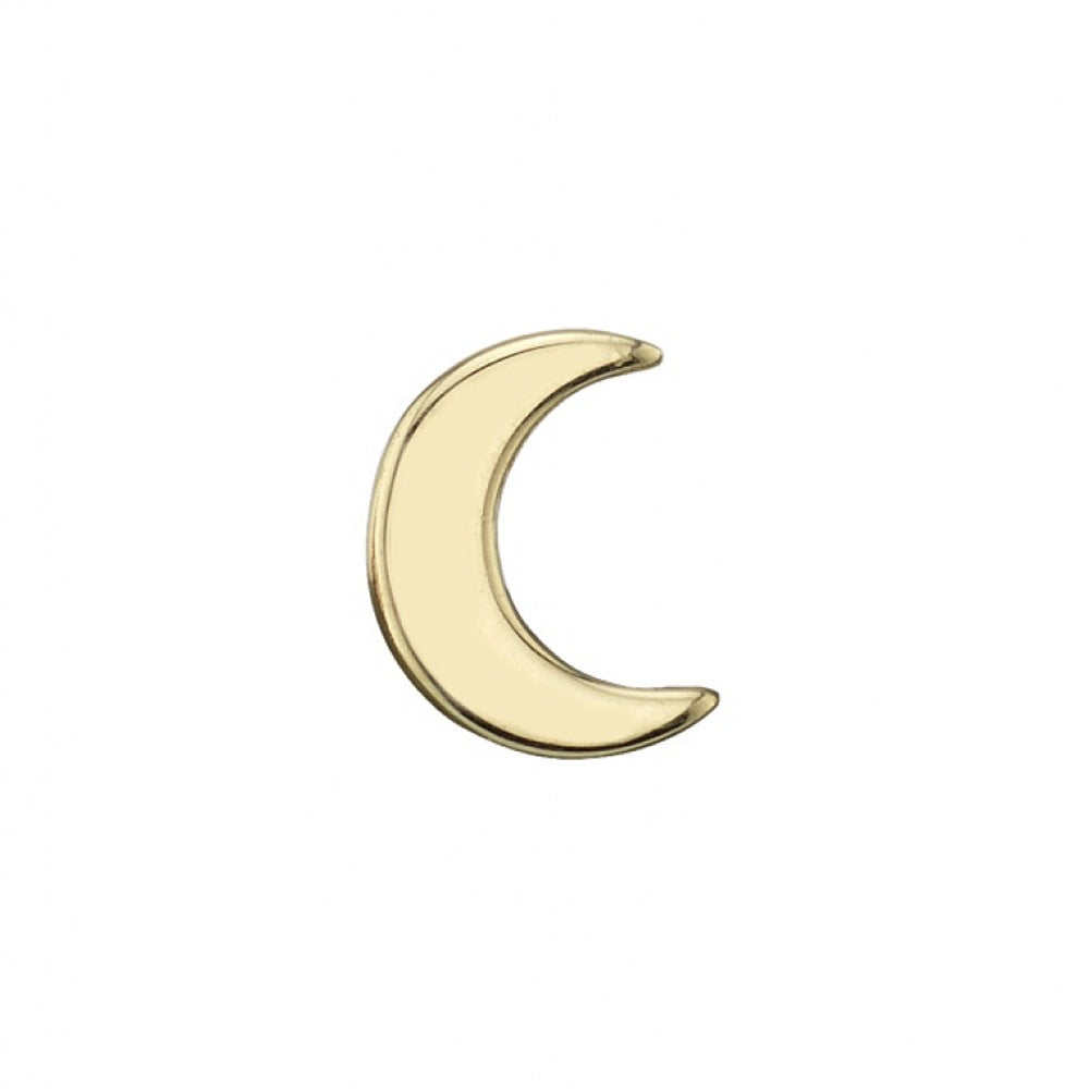 threadless: Crescent Moon Pin in Gold