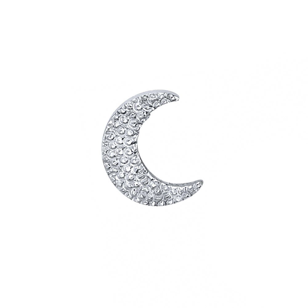 threadless: Pave Crescent Moon Pin in Gold