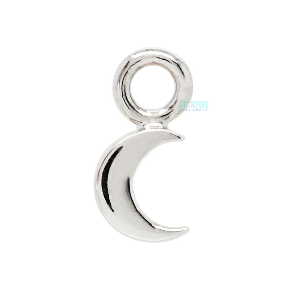 Crescent Moon Charm in Gold