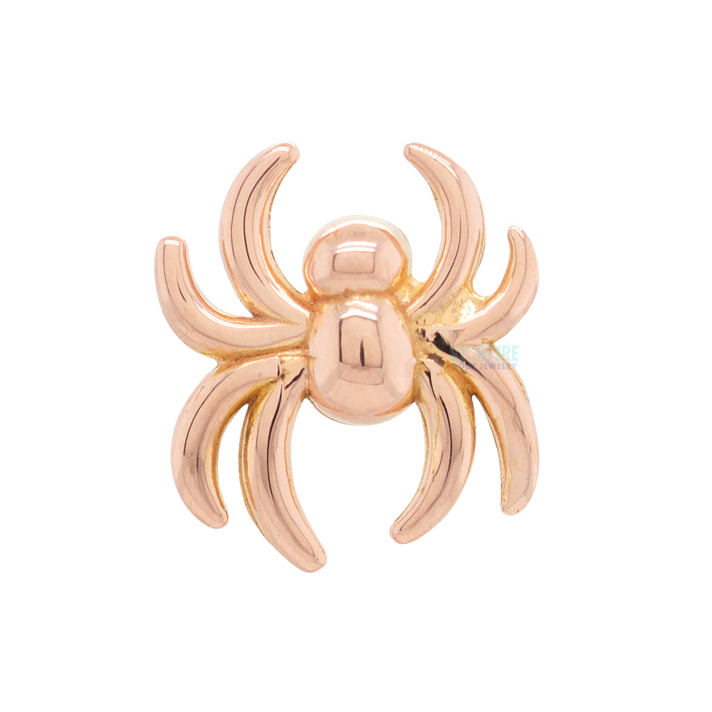 Spider Threaded End in Gold