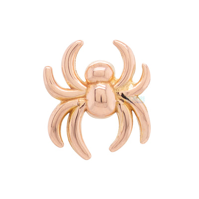 Spider Threaded End in Gold