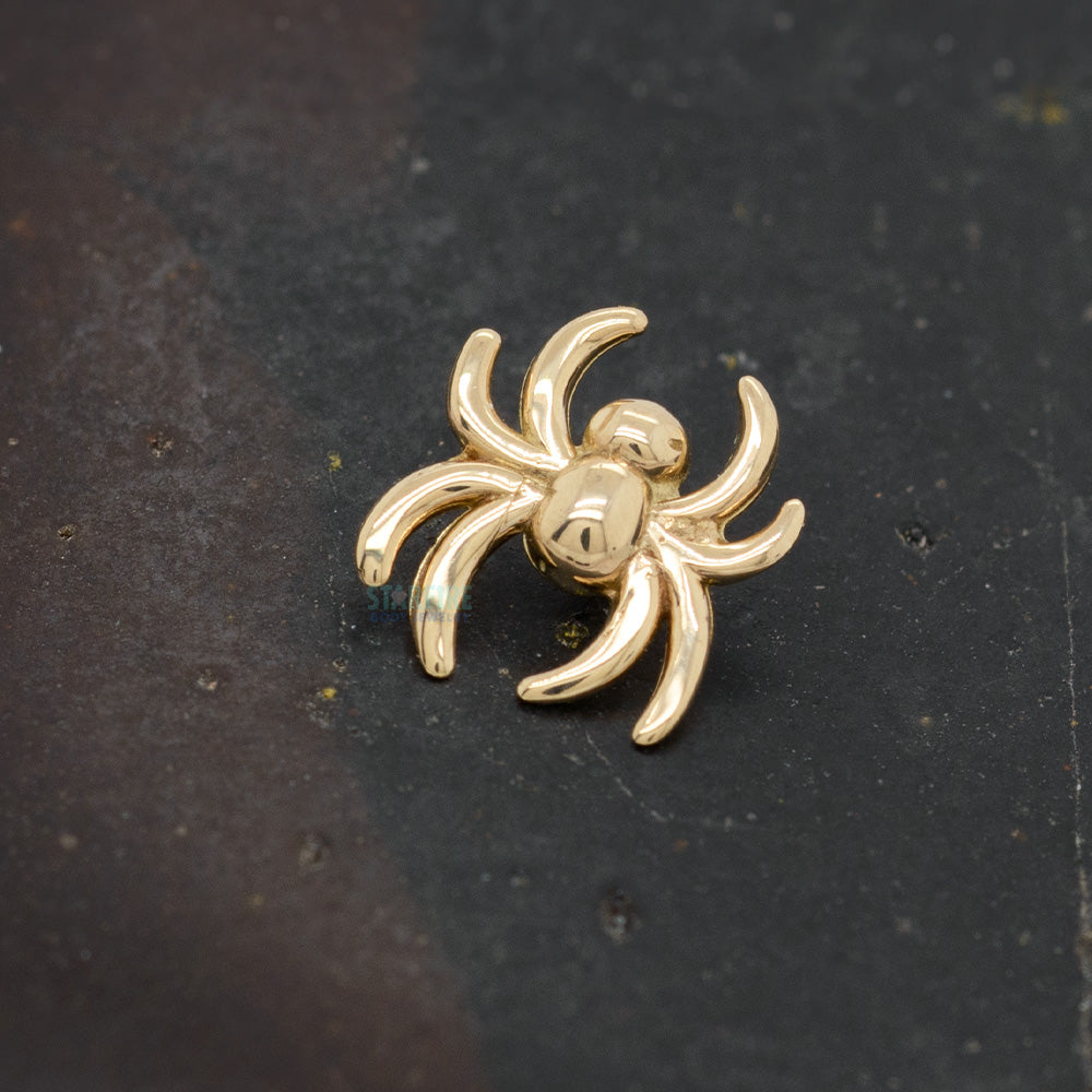 threadless: Spider Pin in Gold