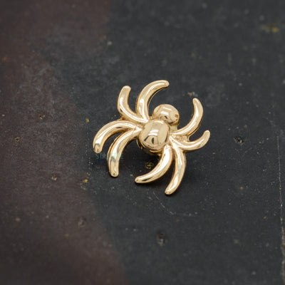 Spider Threaded End in Gold