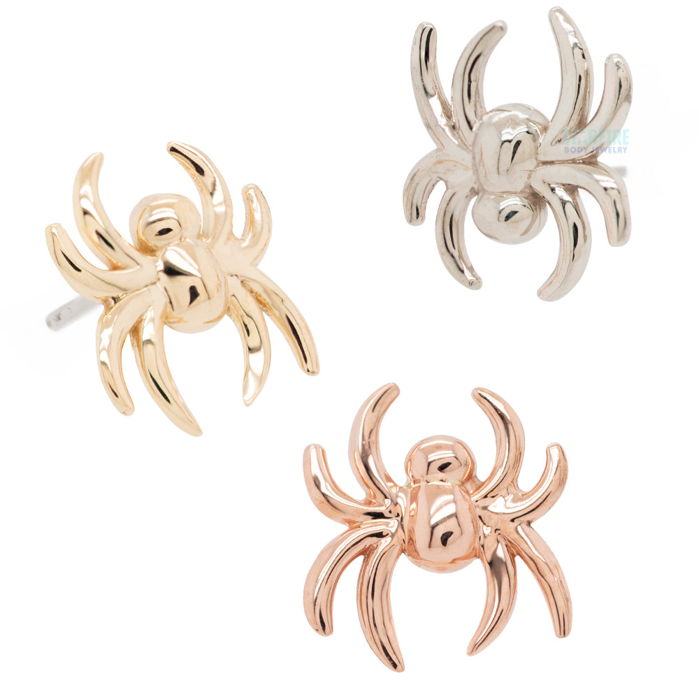 threadless: Spider Pin in Gold