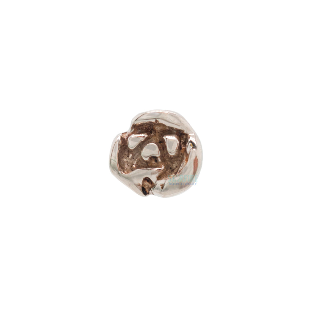 Rose Threaded End in Gold