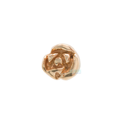Rose Threaded End in Gold