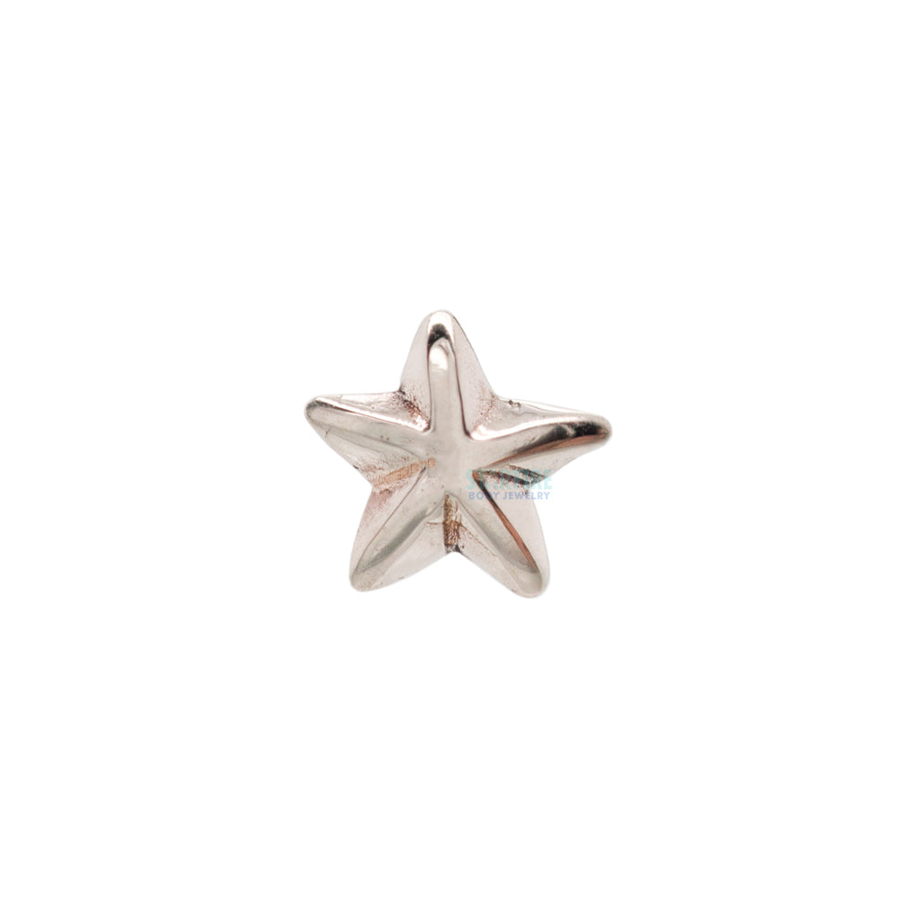 threadless: Beveled Star Pin in Gold