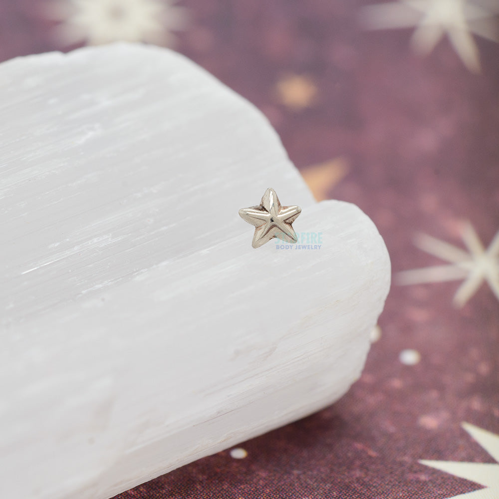 threadless: Beveled Star Pin in Gold