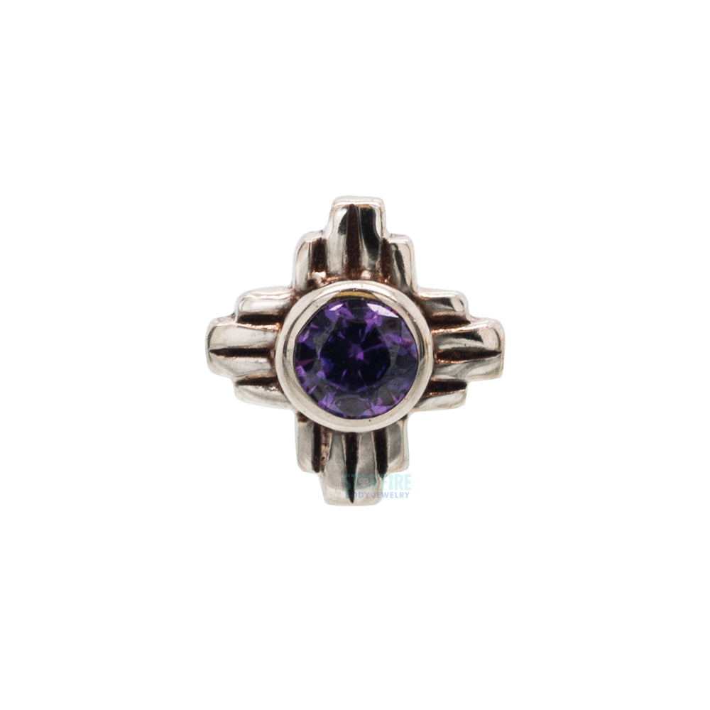 threadless: "Zia" Faceted Gem Pin in Gold