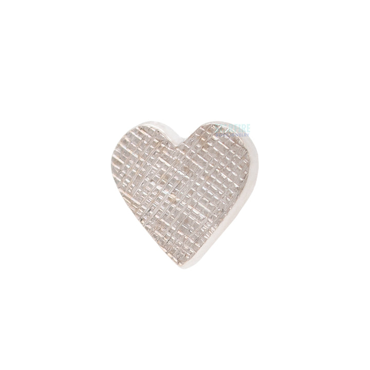 threadless: Flat Heart FLORENTINE FINISH Pin in Gold