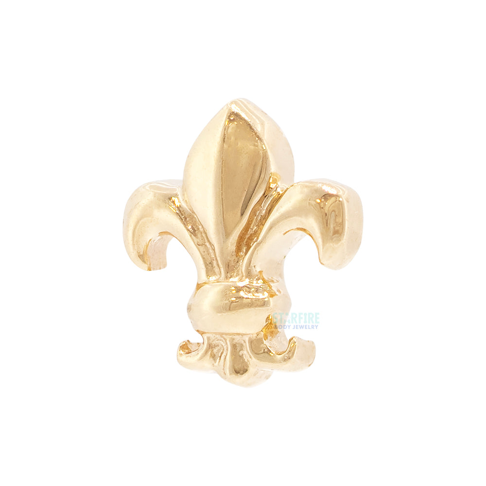 threadless: Fleur De Lis Pin in Gold