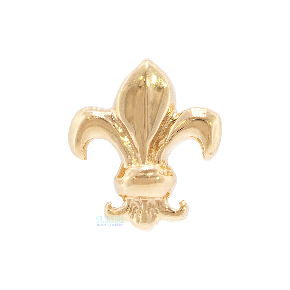 threadless: Fleur De Lis Pin in Gold
