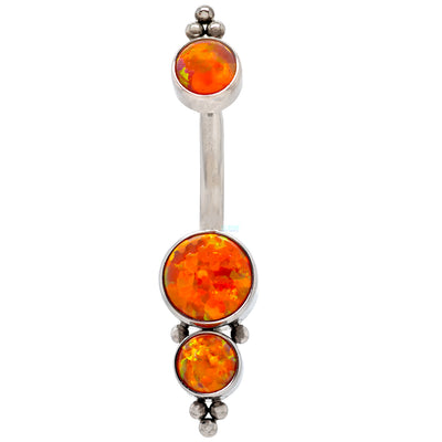 1HN 'Haute Couture' Opal Navel Curve