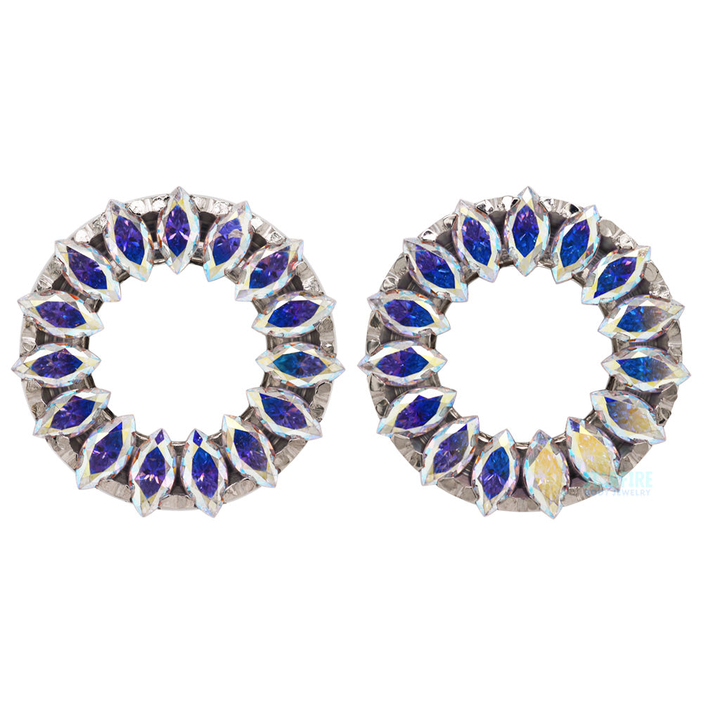 Marquise Eyelets with Brilliant-Cut Gems - Aurora