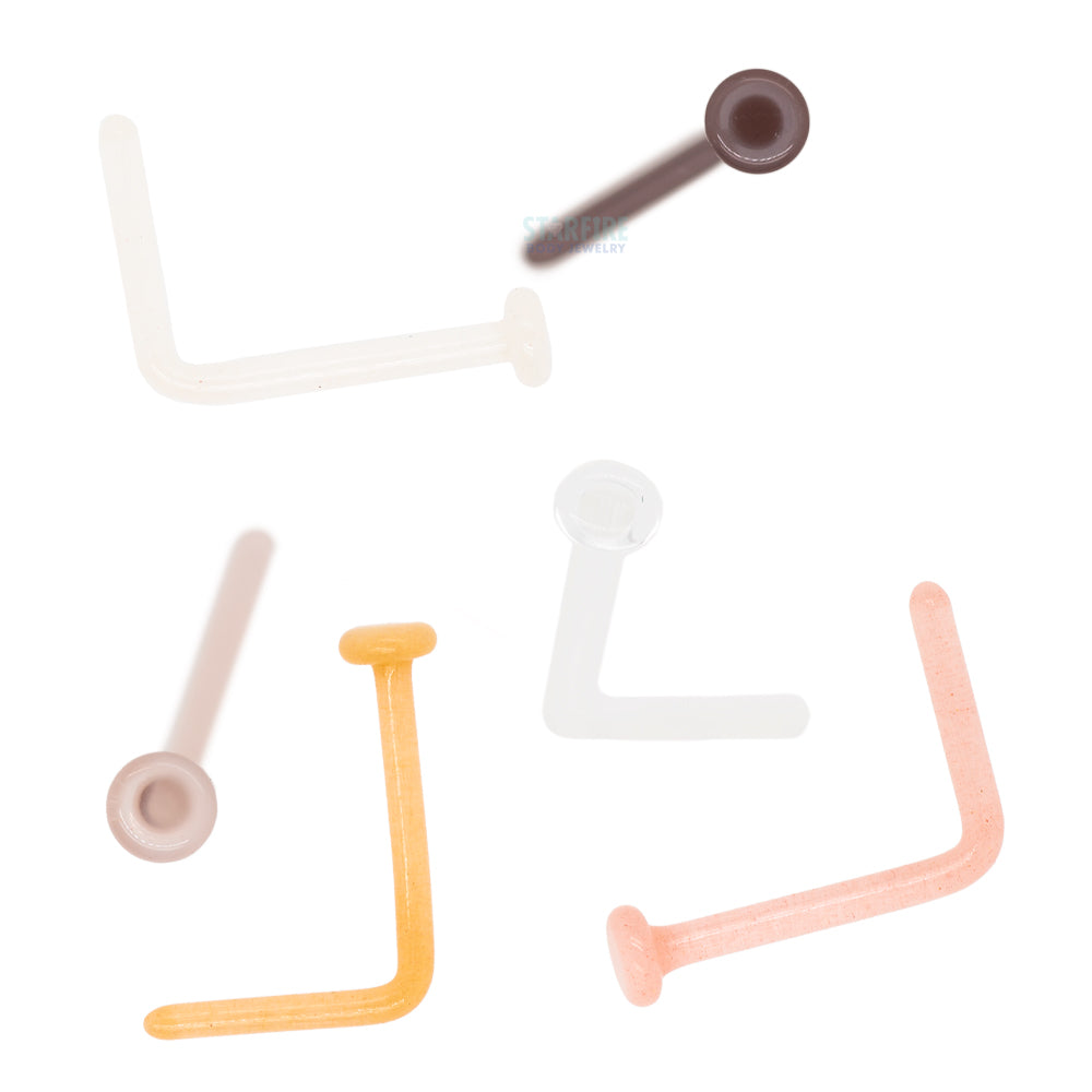 Glass Nostril Retainer - Skin Tone 5