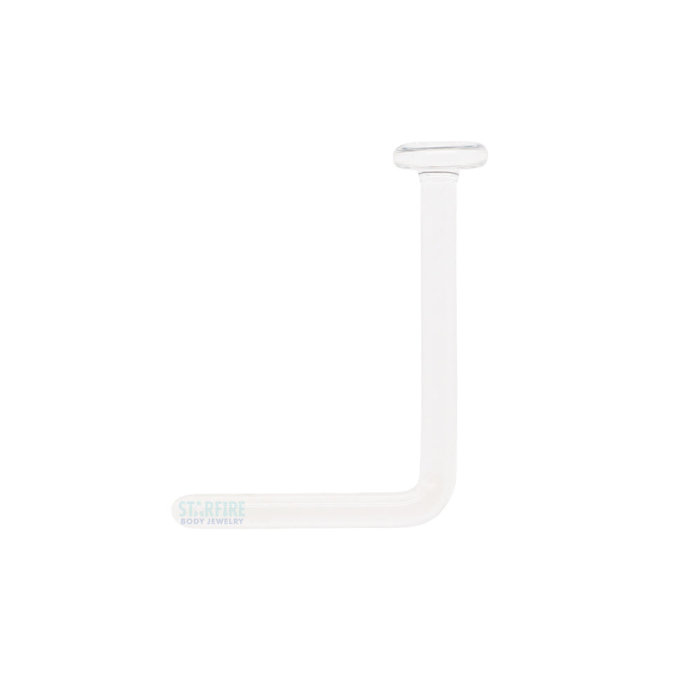 Glass Nostril Retainer - Crystal