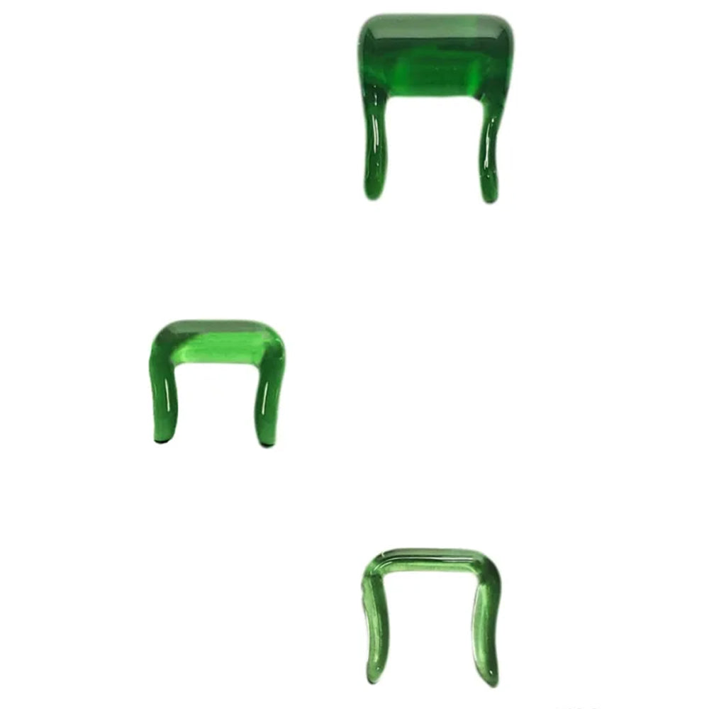 Glass Septum Retainer - Emerald