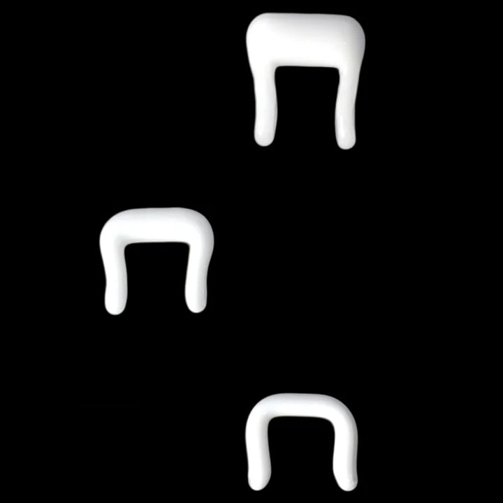 Glass Septum Retainer - Opaque White