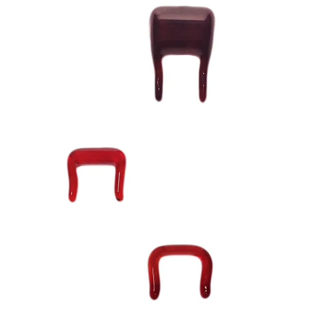 Glass Septum Retainer - Ruby